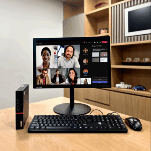 COMPUTADOR LENOVO THINKCENTRE M715Q TINY +MONITOR LENOVO THINKVISION 19,5 " - AMD PRO A10-9700E - DDR4 8 GIGAS - SSD  256 GB