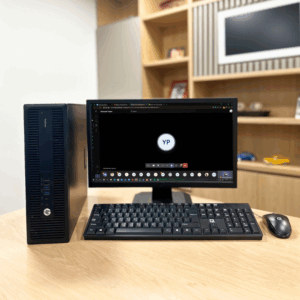 COMPUTADOR HP 400G6 PRODESK SFF + MONITOR HP 19.5" - Intel Core i7-9th gen -DDR4 16 GIGAS - 128GB SSD+1TB HDD